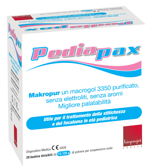 PEDIAPAX POLVERE 20 BUSTINE 13,125 G - Farmacia Dott. Pasquale Russo