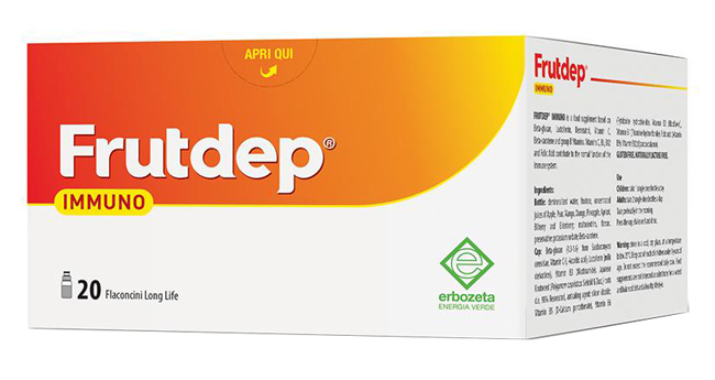 FRUTDEP IMMUNO 20 FLACONCINI 10 ML - Farmacia Dott. Pasquale Russo