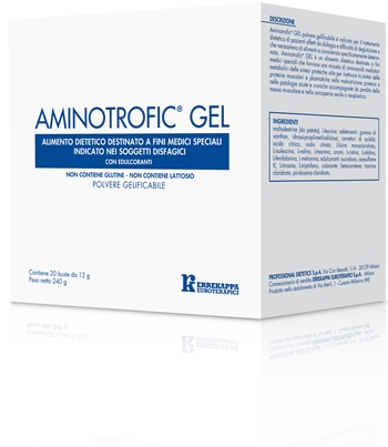 AMINOTROFIC GEL ALIMENTO DIETETICO A FINI MEDICI SPECIALI 20 BUSTINE 12 G - Farmacia Dott. Pasquale Russo