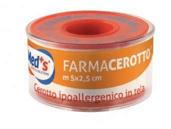 CEROTTO MEDS IPOALLERGENICO TELA 500X2,5 CM SSR - Farmacia Dott. Pasquale Russo