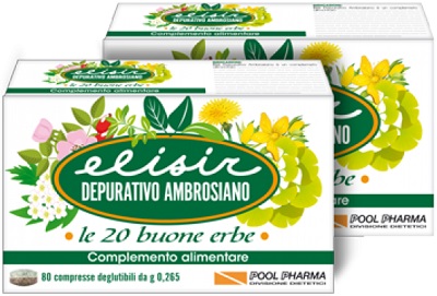 ELISIR DEPURATIVO AMBROSIANO 20 COMPRESSE 5,3 G - Farmacia Dott. Pasquale Russo
