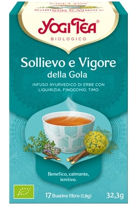 YOGI TEA SOLLIEVO E VIGORE DELLA GOLA 32,3 G - Farmacia Dott. Pasquale Russo