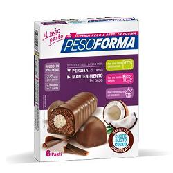 PESOFORMA BARRETTA CUORE COCCO 6 PASTI 12 X 31 G - Farmacia Dott. Pasquale Russo