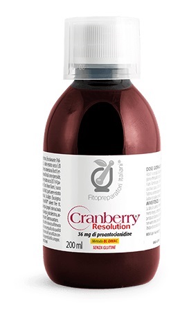 FITOPREPARATORI ITALIANI CRANBERRY RESOLUTION 200 ML - Farmacia Dott. Pasquale Russo