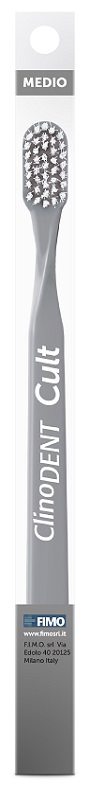 CLINODENT CULT GRIGIO SPAZZOLINO DA DENTI MEDIO - Farmacia Dott. Pasquale Russo