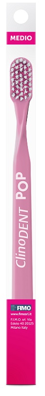CLINODENT POP ROSA SPAZZOLINO DA DENTI MEDIO - Farmacia Dott. Pasquale Russo