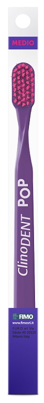 CLINODENT POP VIOLA SPAZZOLINO DA DENTI MEDIO - Farmacia Dott. Pasquale Russo