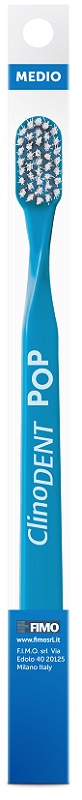 CLINODENT POP BLU SPAZZOLINO DA DENTI MEDIO - Farmacia Dott. Pasquale Russo