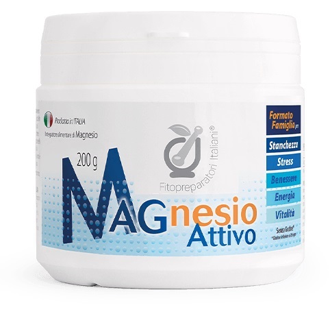 FITOPREPARATORI ITALIANI MAGNESIO ATTIVO 200 G - Farmacia Dott. Pasquale Russo