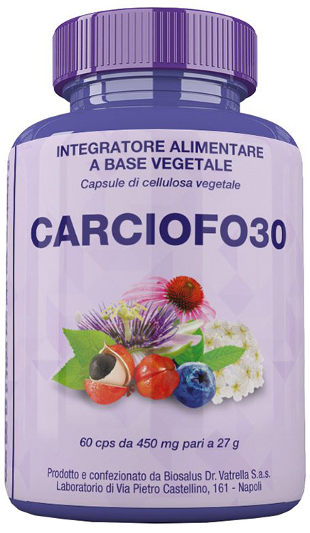 CARCIOFO30 60 CAPSULE 27 GRAMMI - Farmacia Dott. Pasquale Russo