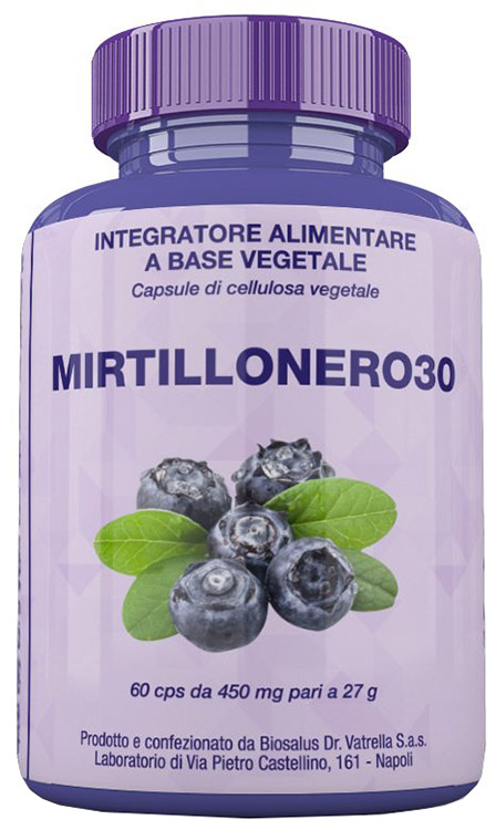 MIRTILLONERO30 60 CAPSULE 27 GRAMMI - Farmacia Dott. Pasquale Russo