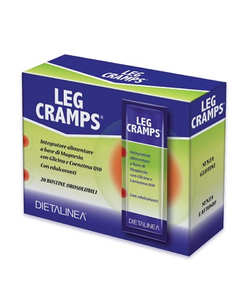 LEG CRAMPS 20 BUSTINE OROSULUBILI DIETALINEA 25 G - Farmacia Dott. Pasquale Russo