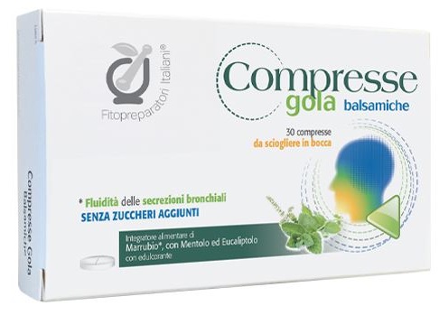FITOPREPARATORI ITALIANI COMPRESSE BALSAMICHE GOLA 30 COMPRESSE - Farmacia Dott. Pasquale Russo