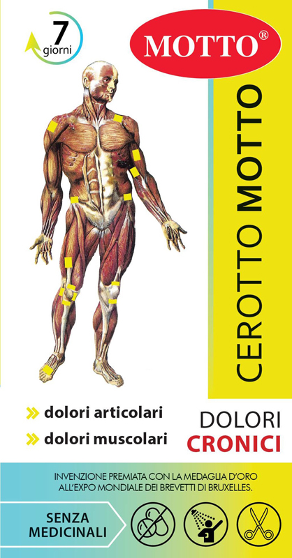 CEROTTO MOTTO ANALGESICO DA RITAGLIARE 5 X 15 CM 2 PEZZI - Farmacia Dott. Pasquale Russo