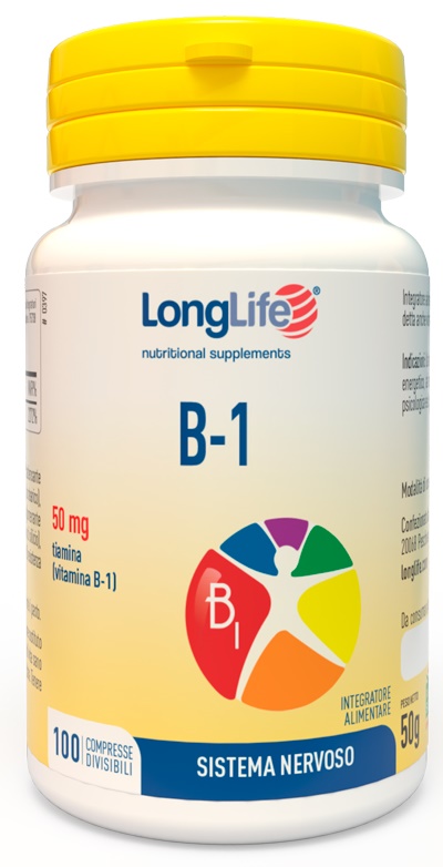 LONGLIFE B1 100 COMPRESSE 50 MG - Farmacia Dott. Pasquale Russo