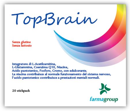 TOPBRAIN 20 STICK 4,5 G - Farmacia Dott. Pasquale Russo