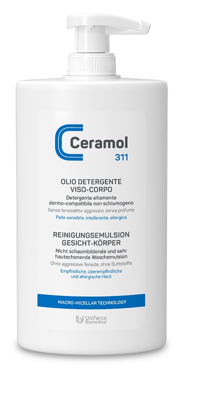 CERAMOL 311 OLIO DETERGENTE VISO/CORPO 400 ML - Farmacia Dott. Pasquale Russo
