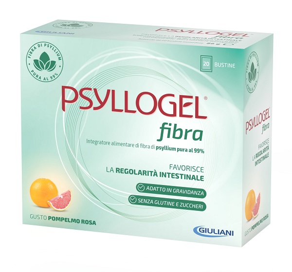PSYLLOGEL FIBRA POMPELMO ROSA 20 BUSTINE - Farmacia Dott. Pasquale Russo