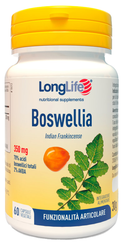 LONGLIFE BOSWELLIA 60 CAPSULE VEGETALI - Farmacia Dott. Pasquale Russo