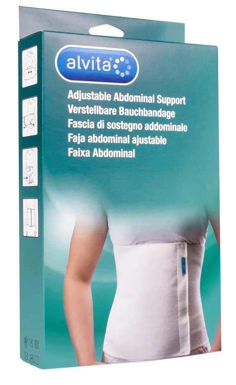 ALVITA FASCIA ADDOMINALE MISURA 1 CIRCONFERENZA 75-95 CM - Farmacia Dott. Pasquale Russo