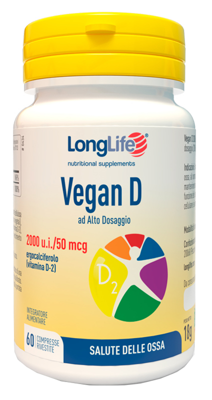 LONGLIFE VEGAN D 60 COMPRESSE - Farmacia Dott. Pasquale Russo