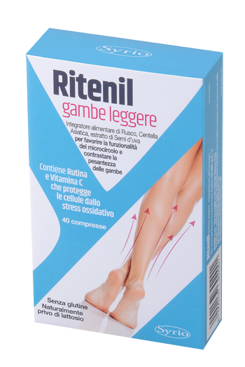 RITENIL GAMBE LEGGERE 40 COMPRESSE - Farmacia Dott. Pasquale Russo