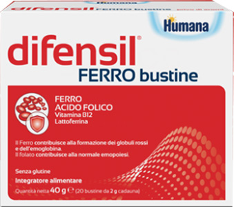 DIFENSIL FERRO BUSTINE 20 BUSTINE 2 G - Farmacia Dott. Pasquale Russo