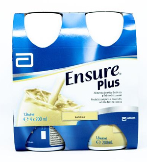 ENSURE PLUS BANANA 4 BOTTIGLIE DA 200 ML - Farmacia Dott. Pasquale Russo