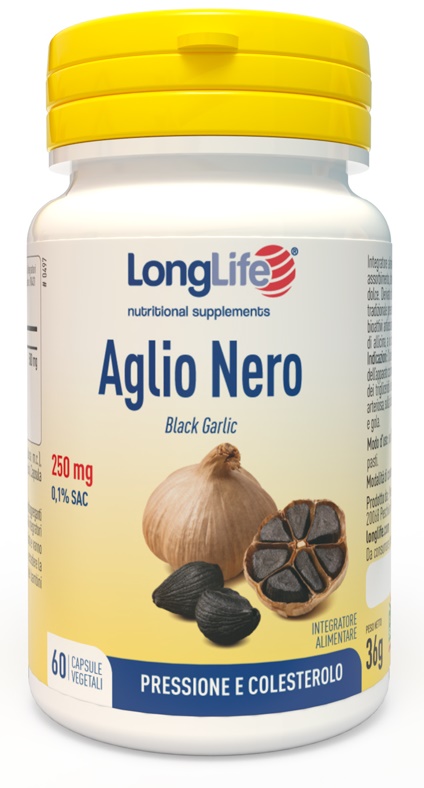LONGLIFE AGLIO NERO 60 CAPSULE VEGETALI - Farmacia Dott. Pasquale Russo