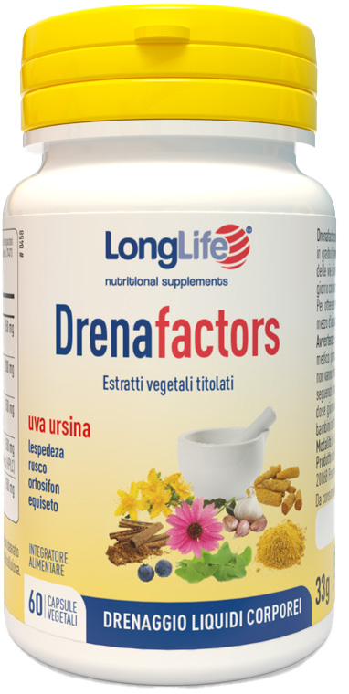 LONGLIFE DRENAFACTORS 60 CAPSULE - Farmacia Dott. Pasquale Russo