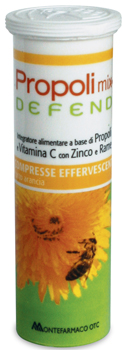 PROPOLI MIX DEFEND 10 COMPRESSE EFFERVESCENTI GUSTO ARANCIA - Farmacia Dott. Pasquale Russo