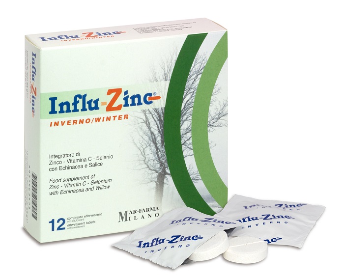 INFLUZINC INVERNO 12 COMPRESSE EFFERVESCENTI - Farmacia Dott. Pasquale Russo