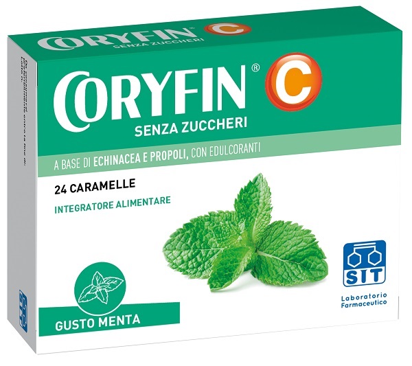 CORYFIN C SENZA ZUCCHERO MENTOLO 48 G - Farmacia Dott. Pasquale Russo