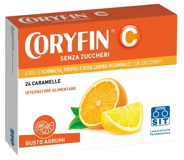 CORYFIN C SENZA ZUCCHERO AGRUMI 48 G - Farmacia Dott. Pasquale Russo