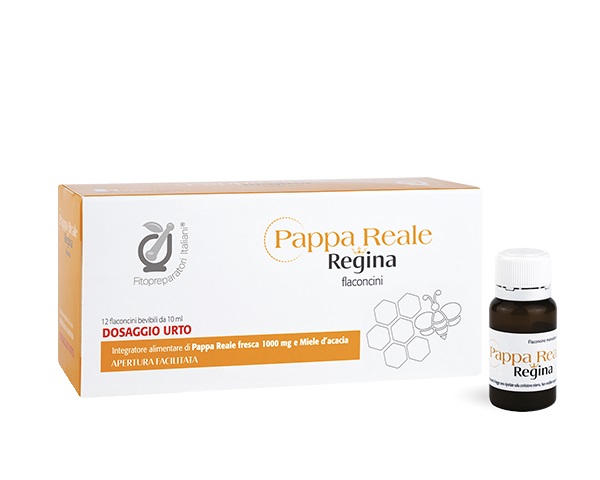 FITOPREPARATORI ITALIANI PAPPA REALE REGINA 12 FLACONCINI - Farmacia Dott. Pasquale Russo