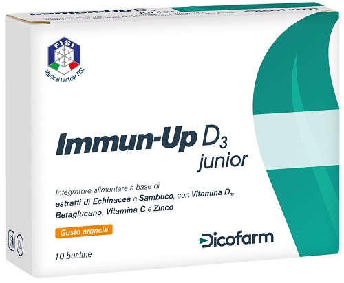 IMMUN UP D3 JUNIOR 10 BUSTINE DA 3 G - Farmacia Dott. Pasquale Russo
