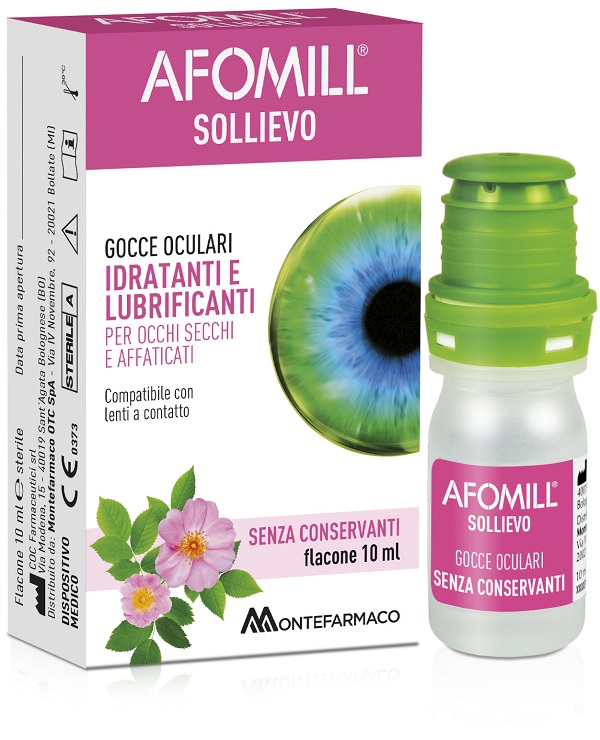 AFOMILL SOLLIEVO GOCCE OCULARI SOLLIEVO OCCHI 10 ML - Farmacia Dott. Pasquale Russo