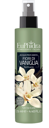EUPHIDRA ACQUA PROFUMATA VANIGLIA IN FLACONE CON ETICHETTA POMPA SPRAY - Farmacia Dott. Pasquale Russo