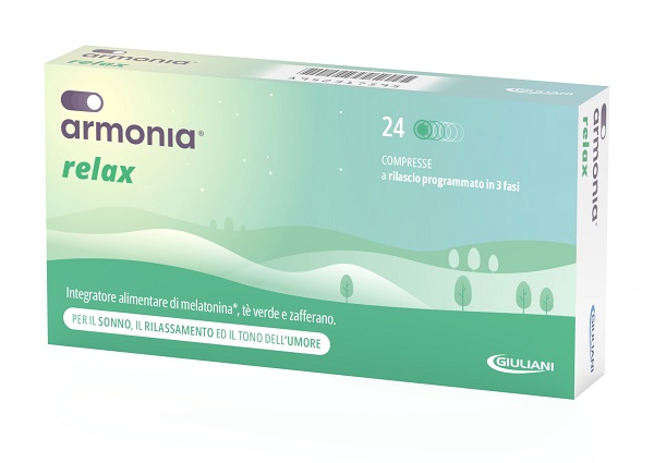 ARMONIA RELAX 1 MG A BASE DI MELATONINA 24 COMPRESSE - Farmacia Dott. Pasquale Russo