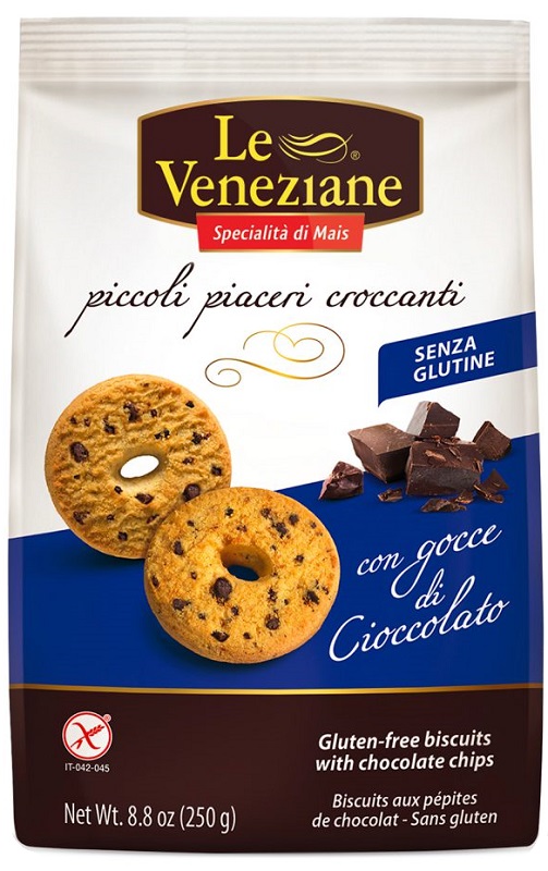 LE VENEZIANE BISCOTTI GOCCE DI CIOCCOLATO 250 G - Farmacia Dott. Pasquale Russo