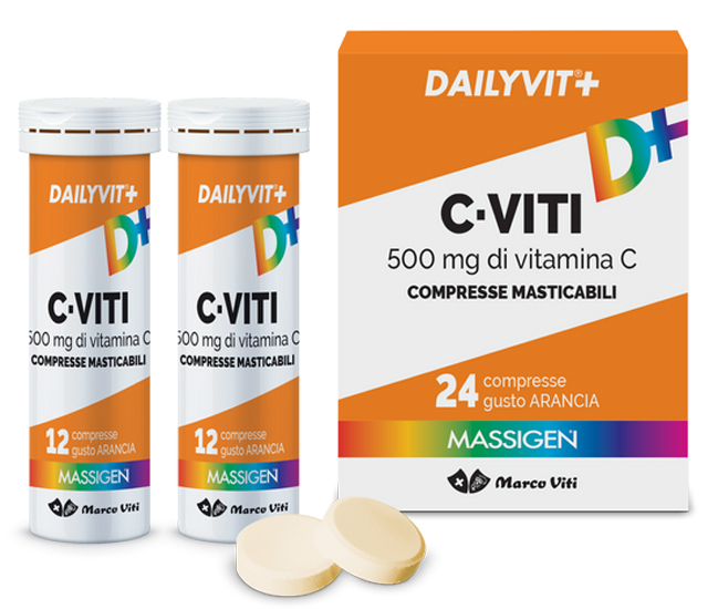 C VITI 500 MG 24 COMPRESSE MASTICABILI - Farmacia Dott. Pasquale Russo