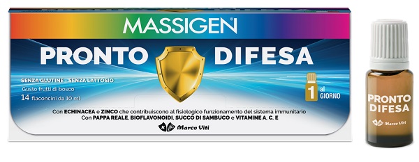 MASSIGEN PRONTO DIFESA 14 FLACONI X 10 ML - Farmacia Dott. Pasquale Russo