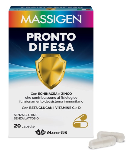 MASSIGEN PRONTO DIFESA 20 CAPSULE - Farmacia Dott. Pasquale Russo