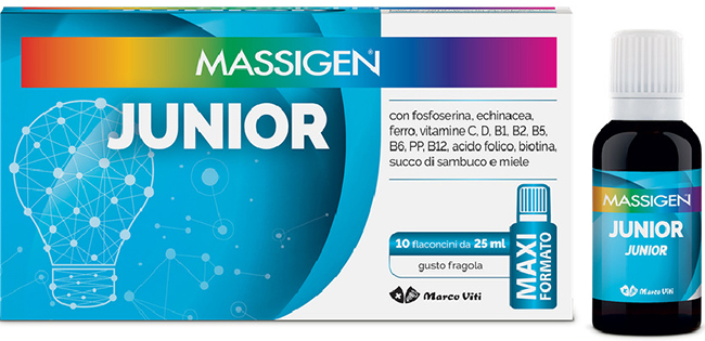 MASSIGEN JUNIOR 10 FLACONI DA 25 ML - Farmacia Dott. Pasquale Russo