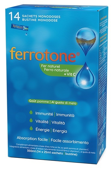 FERROTONE APPLE 14 BUSTINE - Farmacia Dott. Pasquale Russo