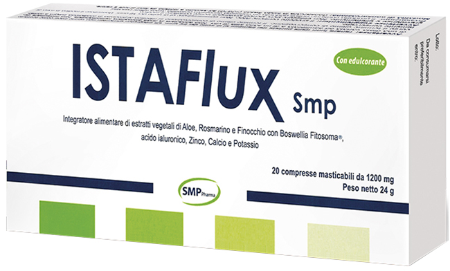ISTAFLUX SMP 20 COMPRESSE MASTICABILI - Farmacia Dott. Pasquale Russo