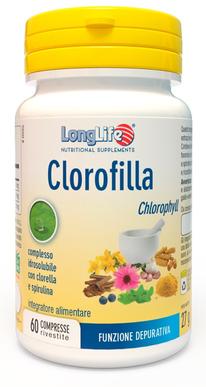 LONGLIFE CLOROFILLA 60 COMPRESSE RIVESTITE - Farmacia Dott. Pasquale Russo