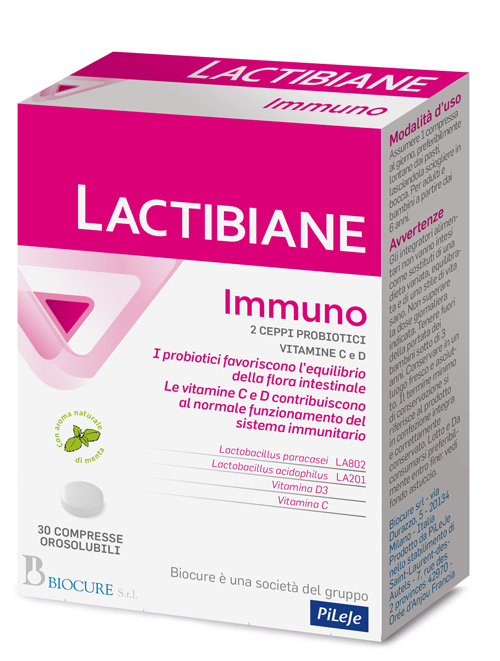 LACTIBIANE IMMUNO 30 COMPRESSE - Farmacia Dott. Pasquale Russo