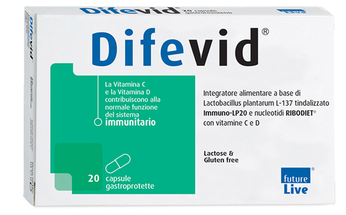 DIFEVID 20 CAPSULE GASTROPROTETTE - Farmacia Dott. Pasquale Russo