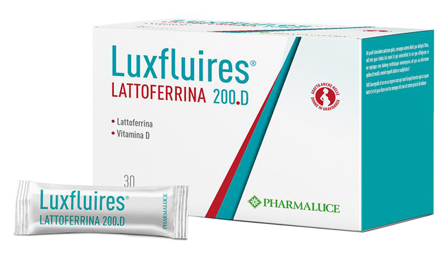 LUXFLUIRES LATTOFERRINA 200D 30 STICK - Farmacia Dott. Pasquale Russo